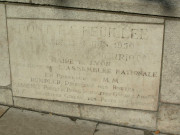Pont La Feuillée, plaque inaugurale.