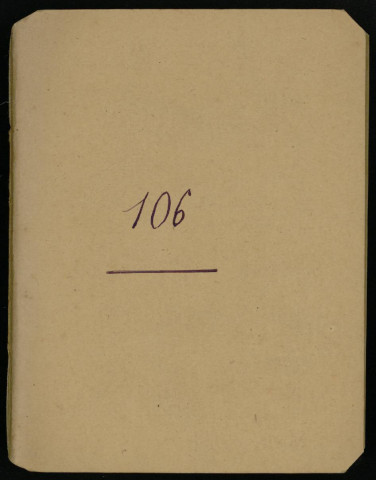 Carnet n°106.
