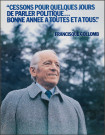 "Cessons pour quelques jours de parler politique... Bonne année à toutes et a tous". Francisque Collomb.