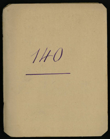 Carnet n°140.