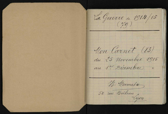 Carnet n°79.