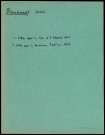 Dossier au nom de Sarah Bernhardt.