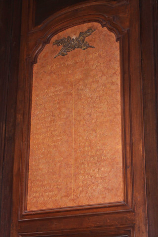 Plaque morts pour la France.