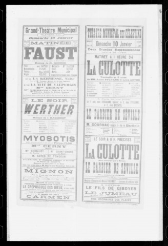 Myosotis : ballet-divertissement en un acte. Compositeur : Philippe Flon. (Grand-Théâtre).
