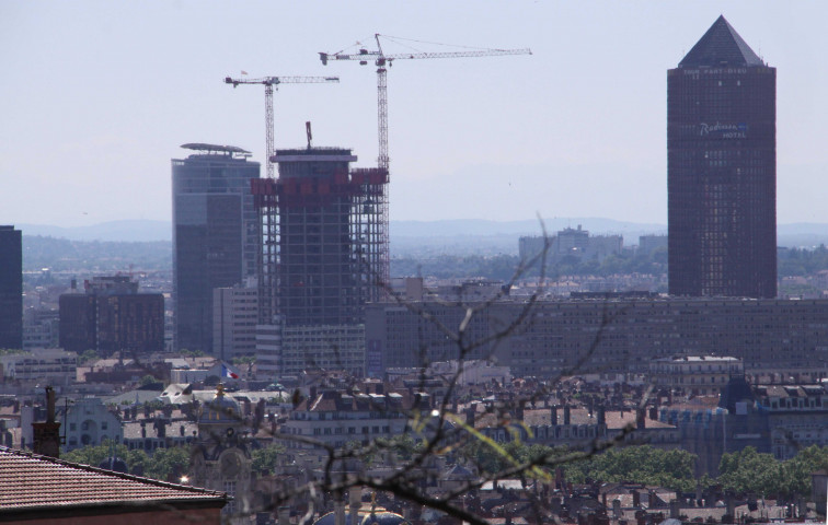 Chartreux, vue sur la Part-Dieu.