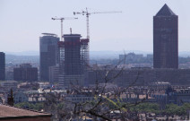 Chartreux, vue sur la Part-Dieu.
