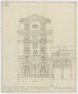 Façade rue Rabelais, A.