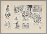 Le canut de 1830 : Cavarni. Monsieur Montalent. Tenue de travail (1830). Les bardamières. La Croix-Rousse.