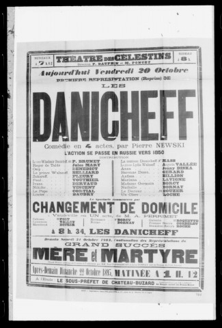 Danicheff (Les) : comédie en quatre actes. Auteur : Pierre Newski.