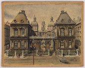Vue de l'Hôtel de Ville.