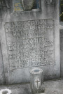 Cimetière de la Guillotière, pierre tombale de l'association des dons du corps de la région lyonnaise.