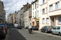 Route de Vienne vers rue de Toulon.