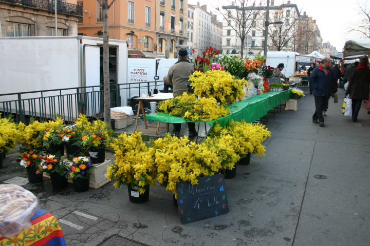 Quai Saint-Antoine, marché.