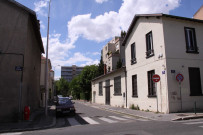 Angle de la rue du Palais-d'Été et de la rue Feuillat.