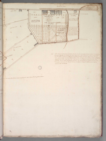 Plans terriers de Vaise et alentour.