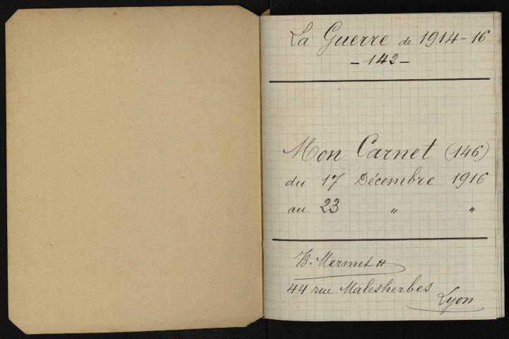 Carnet n°142.