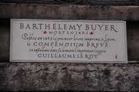 Plaque souvenir de Barthélémy Buyer.