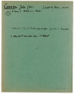 Dossier au nom de Jules Cambon.