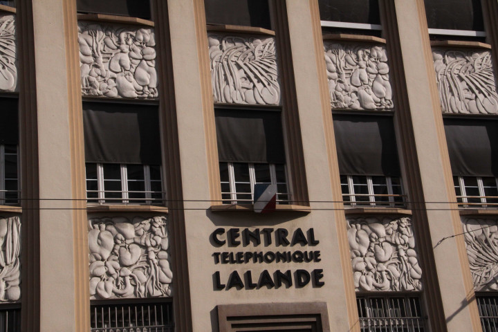 Détail de la façade.