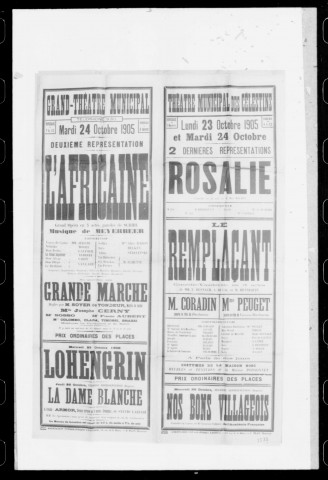 Remplaçant (Le) : comédie-vaudeville en trois actes. Auteurs : W. Busnach et G. Duval.