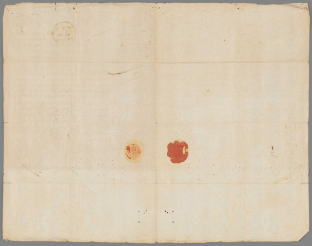 Passeport pour les blés destinés à la Charité : autorisation donnée par Henri III, prince de Condé, gouverneur de Bourgogne