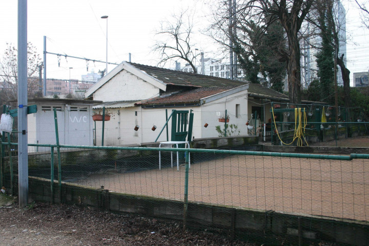 Terrain de boules de la SNCF.