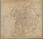 Plan général de la commune de Lyon, et des améliorations projetées pour son extension, par P. Saint-Denis.