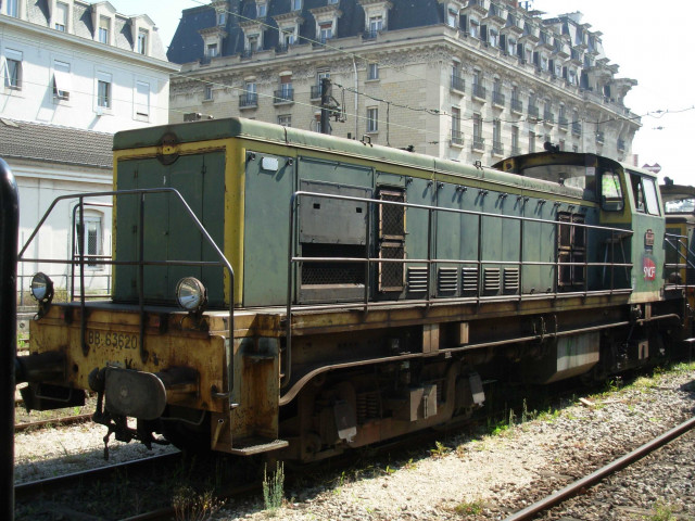 Trains en exposition.