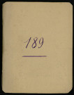 Carnet n°189.