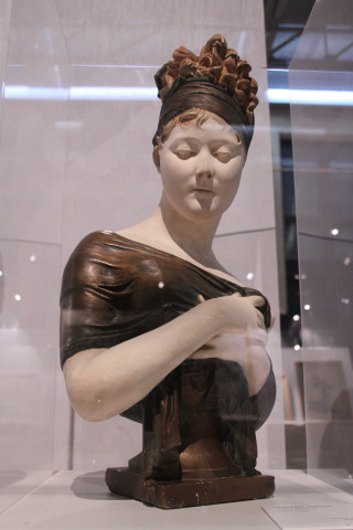 Buste de Juliette Récamier par Chinard.