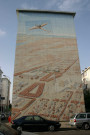 Rue Joseph-Chapelle, fresques murales du musée urbain Tony-Garnier, n°5 et 6.