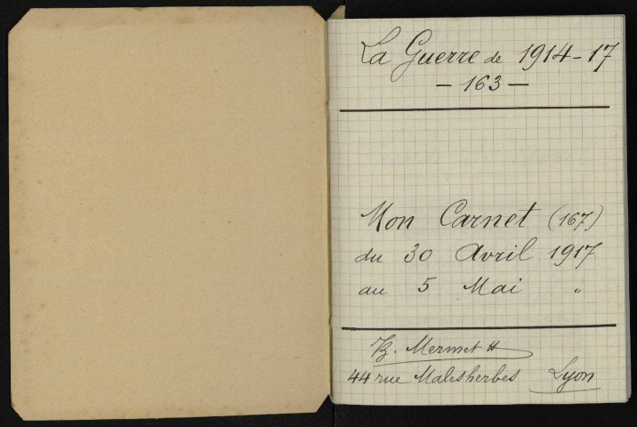Carnet n°163.