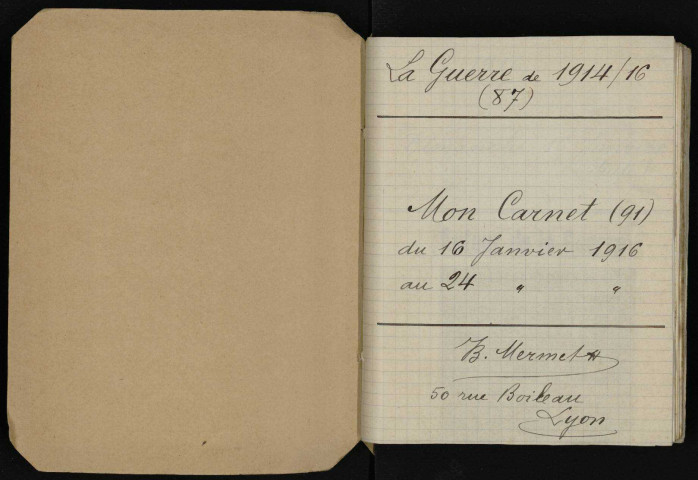 Carnet n°87.