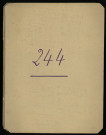 Carnet n°244.