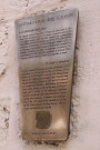 Cathédrale, plaque touristique.