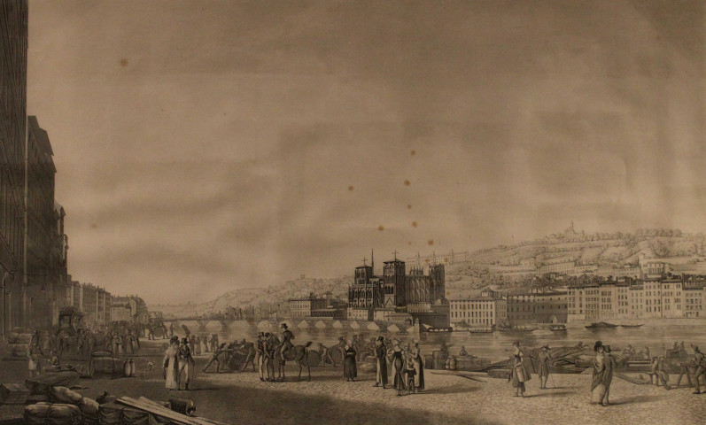 Palais de Justice, gravure du XVIIIè siècle.