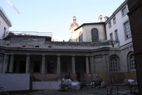 Visite de chantier, cour sainte-Elisabeth.