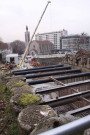 Construction du 2ème tube, côté Vaise, 25/01/2012.
