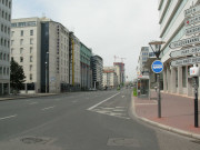 Angle du boulevard Marius-Vivier-Merle et de l'avenue Félix-Faure, vue en direction du nord.