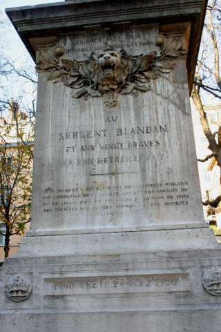 Monument Sergent Blandan de Lapandery.