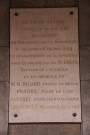 Plaque pour les 50 ans de la fondation.