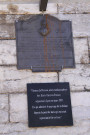 Rives-de-Saône, quai Tilsitt, plaque Thomas Jefferson.