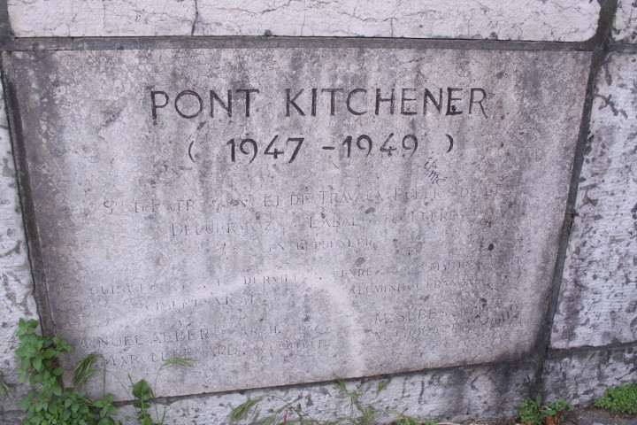 Plaque inaugurale.