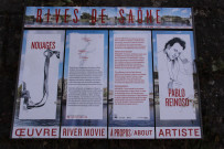 Panneaux de l'œuvre "Nouages" de Pablo Reinoso.
