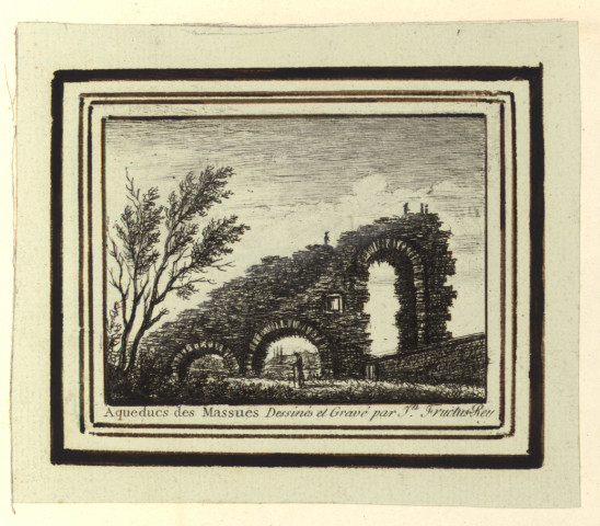 Aqueducs des Massues dessinés et gravé par Jh Fructus Rey.