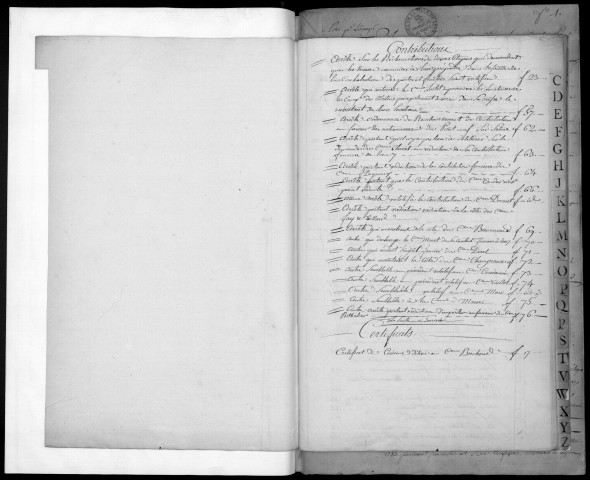 Séances du 3 vendémiaire An VIII au 23 floréal An VIII.