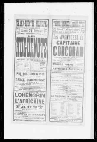Aventures du capitaine Corcoran (Les) : grande pièce à spectacle en cinq actes et seize tableaux. Auteurs : Paul Gavaut et Georges Berr.