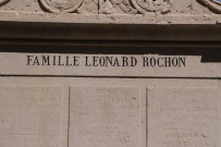 Tombe Leonard-Ronchon, détail.