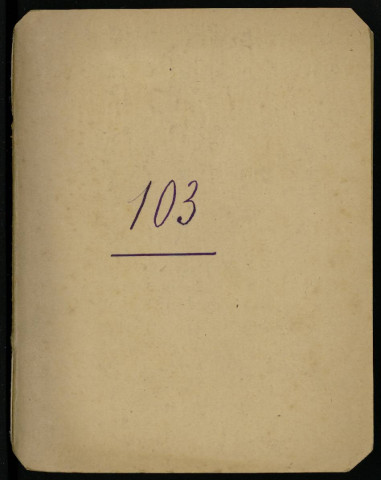Carnet n°103.