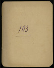Carnet n°103.